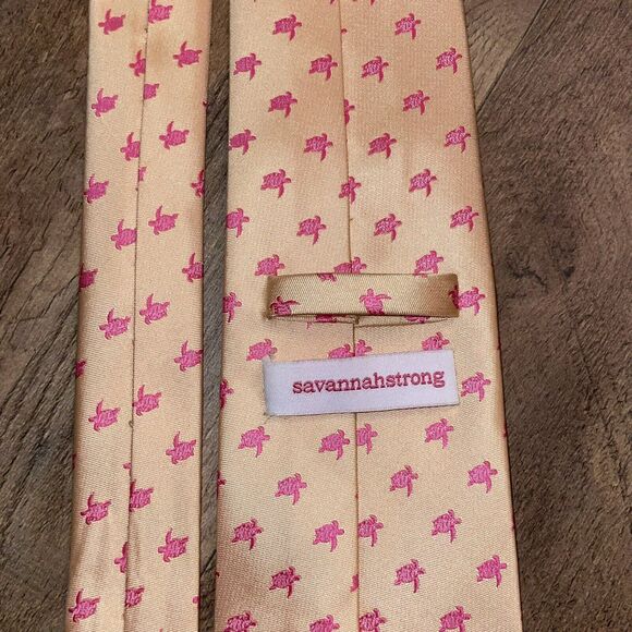 Savannastrong Palm Beach Sea Turtle Tie Summer - Picture 2 of 5